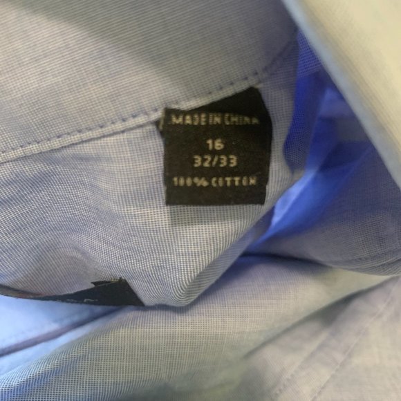 JOHN VARVATOS SLIM FIT BUTTON FRONT SHIRT 16 - Picture 3 of 5